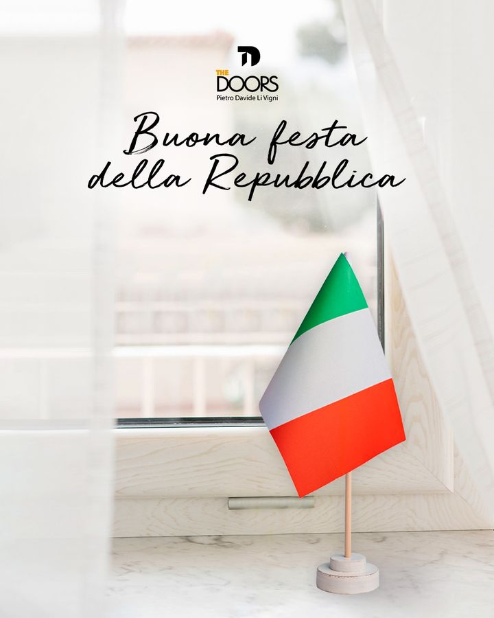 Auguriamo a tutti una buona festa della #Repubblica ‼

#thedoors #festadellarepubblica